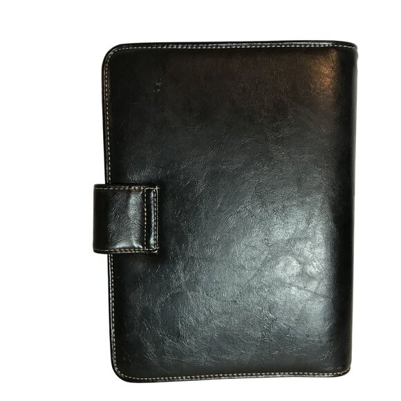 FranklinCovey Leather Organizer Planner With Snap Closure 7 Ring Binder 10H X 7W - Picture 2 of 12